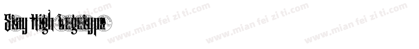 Stay High Logotype字体转换